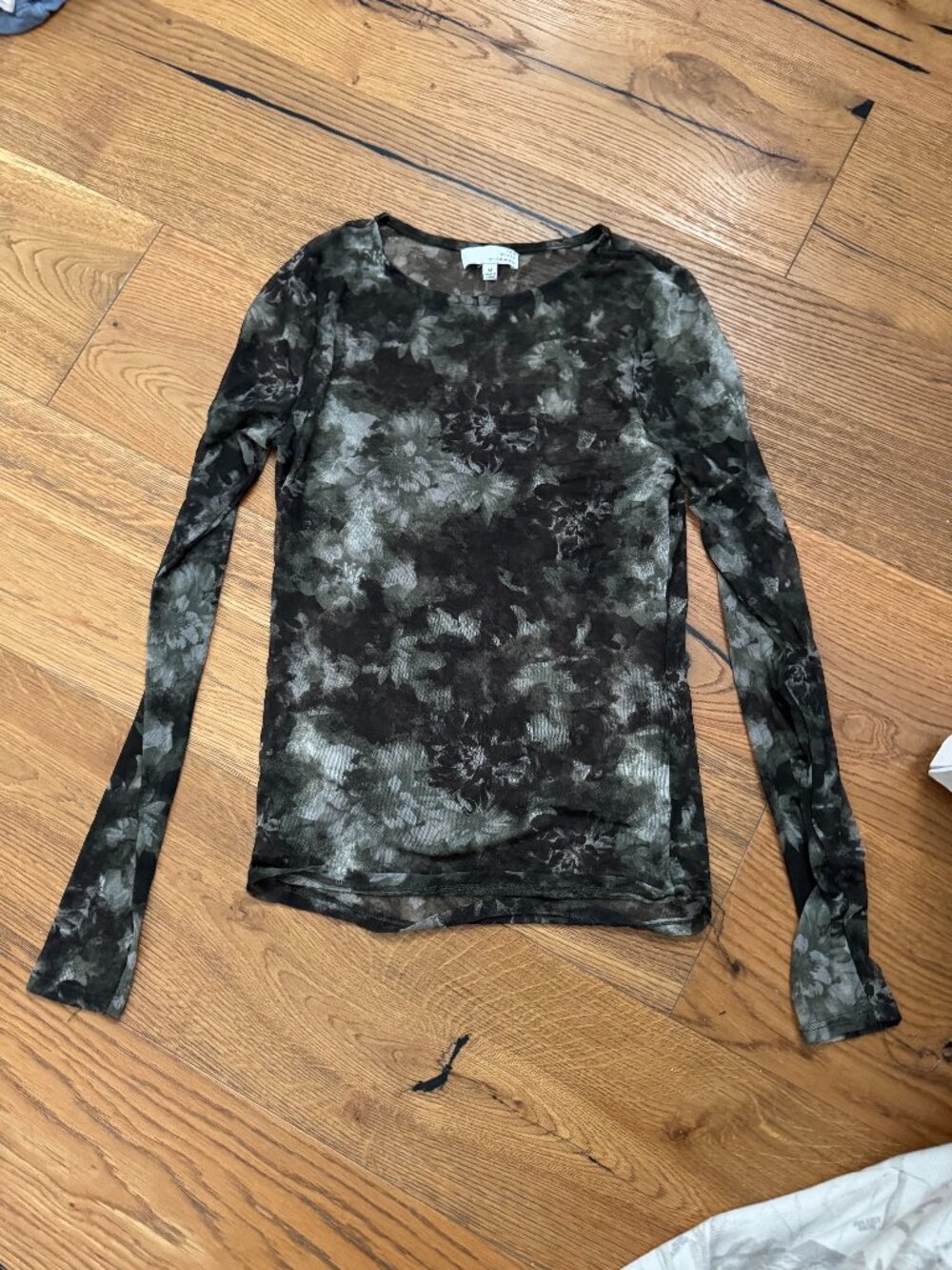 Longsleeve Sheer Mesh Shirt